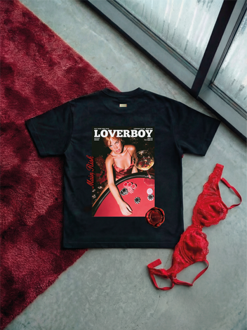 "Poker" T-shirt — Black