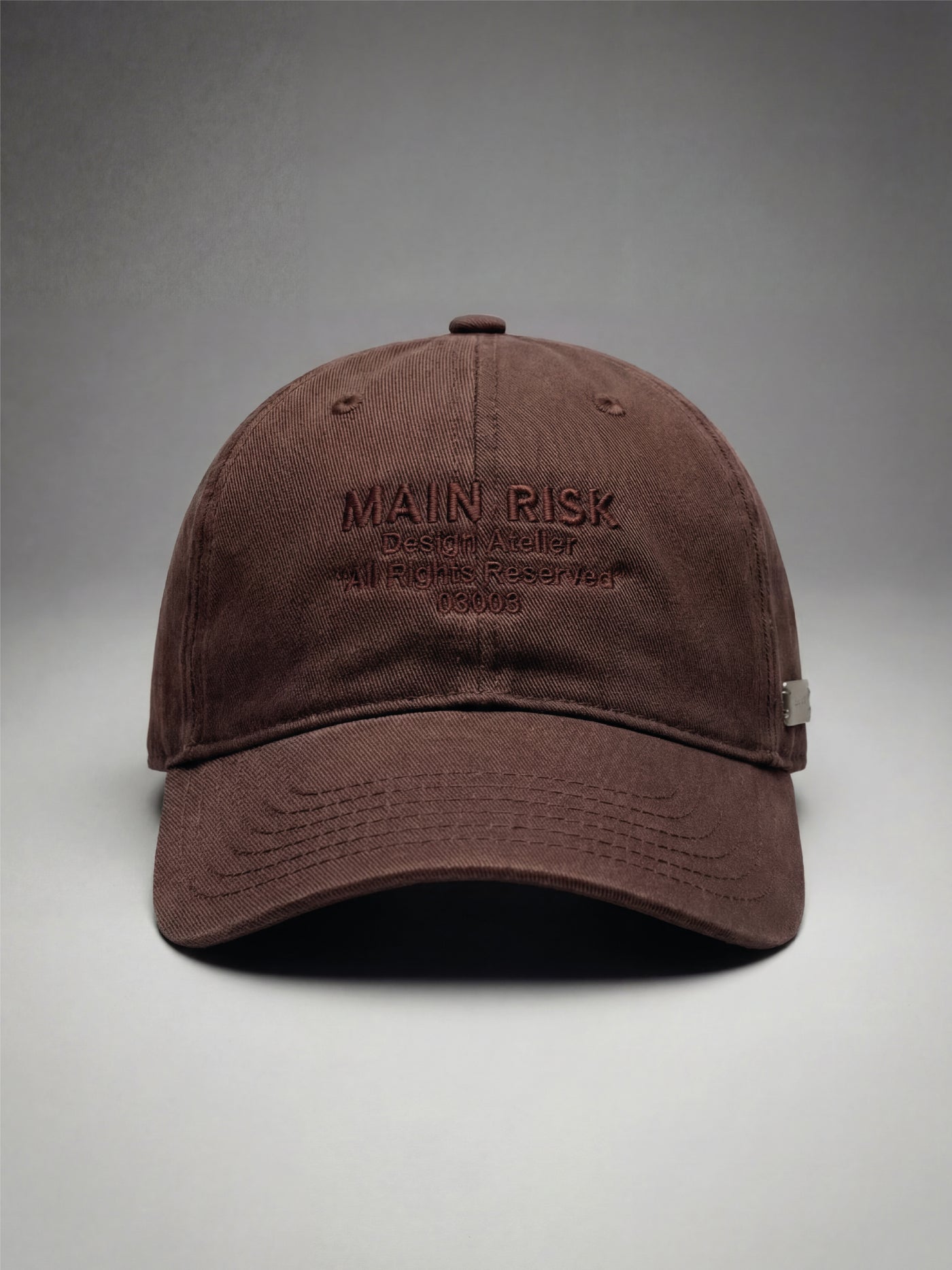 MAIN RISK ATELIER CAP BROWN