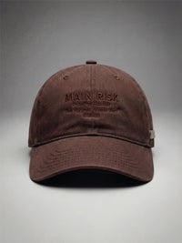 MAIN RISK ATELIER CAP BROWN