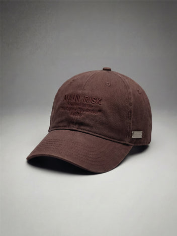 MAIN RISK ATELIER CAP BROWN