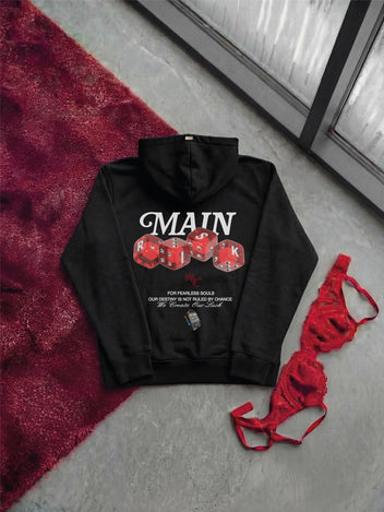 "Lucky" Hoodie — Black